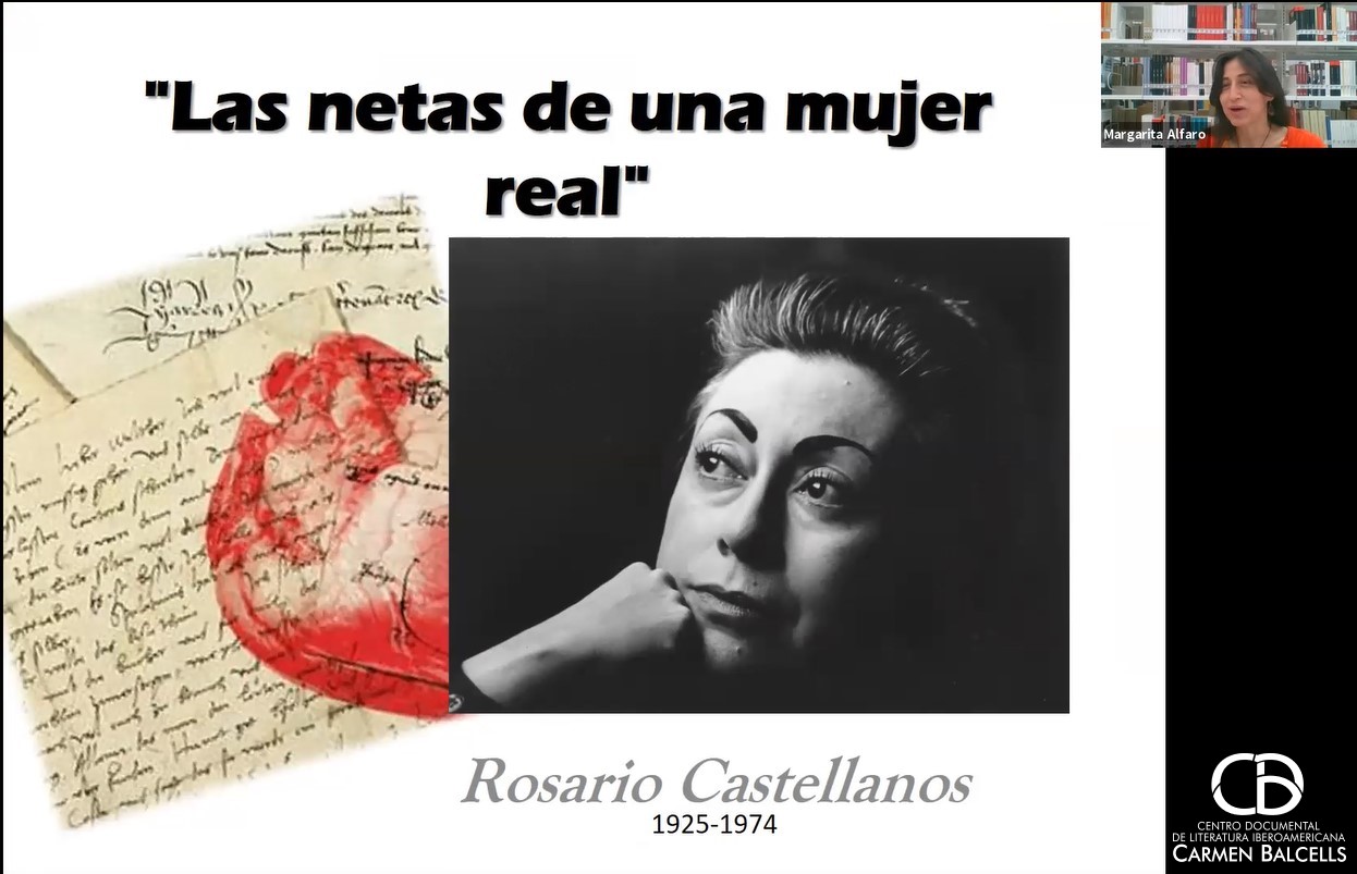 Conferencia “Rosario. Las netas de una mujer real” impartida por la maestra Josefina Margarita Alfaro López