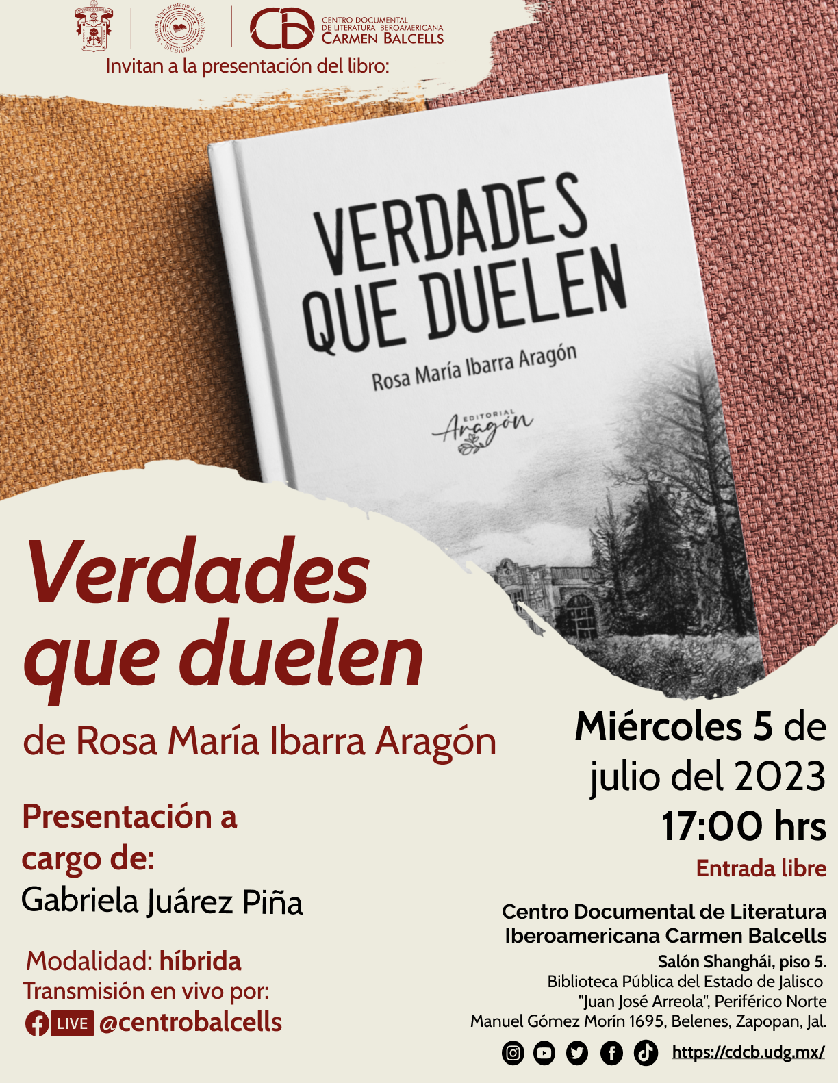 Presentaci N Del Libro Verdades Que Duelen De Rosa Mar A Ibarra