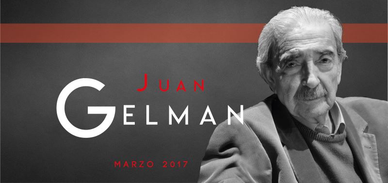 Juan Gelman, autor del mes, marzo de 2017