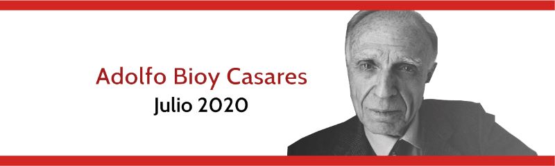 Adolfo Bioy Casares, autor del mes, julio de 2020