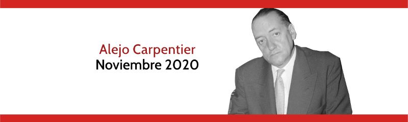 Alejo Carpentier, autor del mes, noviembre de 2020