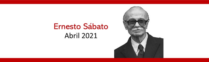 Ernesto Sábato. autor del mes, abril de 2021