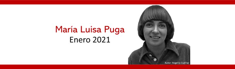 María Luisa Puga, autora del mes, enero de 2021