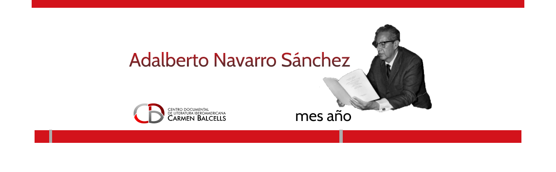 Adalberto Navarro Sánchez, autor del mes, abril de 2022