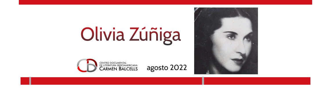 Olivia Zuñiga, autora del mes, agosto de 2022