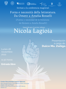 Conferencia: Fuerza y necesidad de la literatura: de Homero a Amalia Rosselli