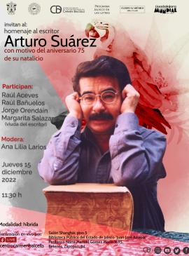 Homenaje al escritor jalisciense Arturo Suárez