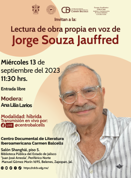 La actividad forma parte del Programa Jalisco en las letras.