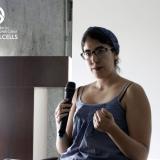 Lucía Valencia Blanco durante su presentación