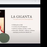 Charla “La maternidad disidente en ‘La Giganta’ de Patricia Laurent” por Melissa Ordóñez