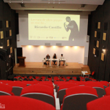 Galería lectura de obra propia en voz de Ricardo Castillo y homenaje