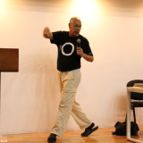 Galería lectura de obra propia en voz de Ricardo Castillo y homenaje