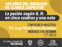 Conferencia magistral a cargo de Jorge Martín Gómez Bocanegra