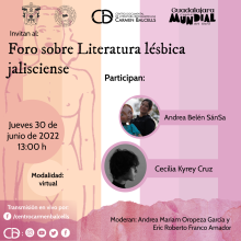 Escritoras Cecilia Kyrey Cruz y Andrea Belén SánSa
