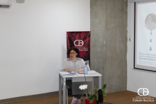 Dra. Cathy Fourez, académica invitada 