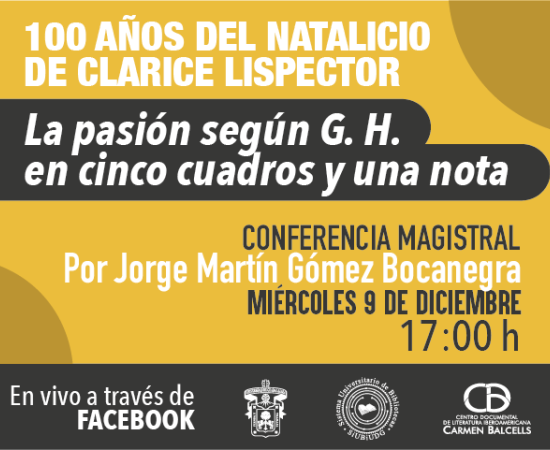 Conferencia magistral a cargo de Jorge Martín Gómez Bocanegra
