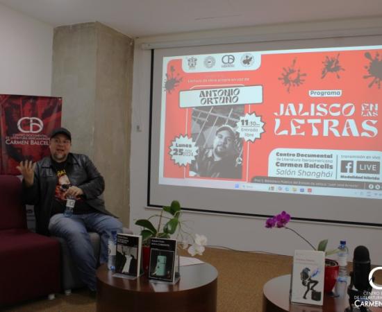 Antonio Ortuño en Jalisco en las letras