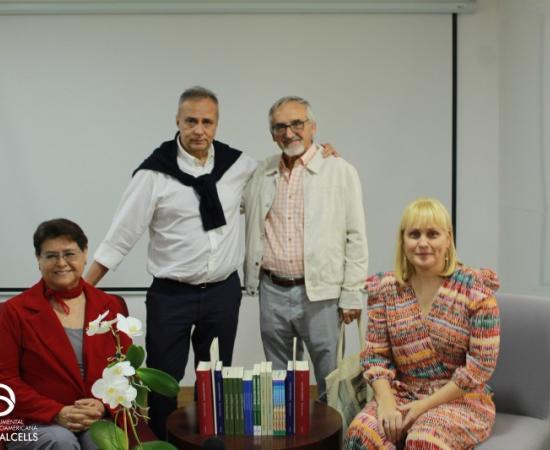 Fundación Pereira con la coordinadora del CDCB 