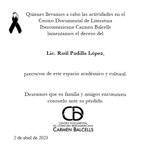 Lamentamos el deceso del Lic. Raúl Padilla López